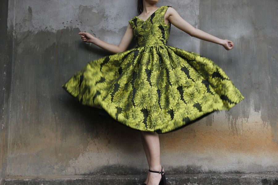 Column Slip Dress
