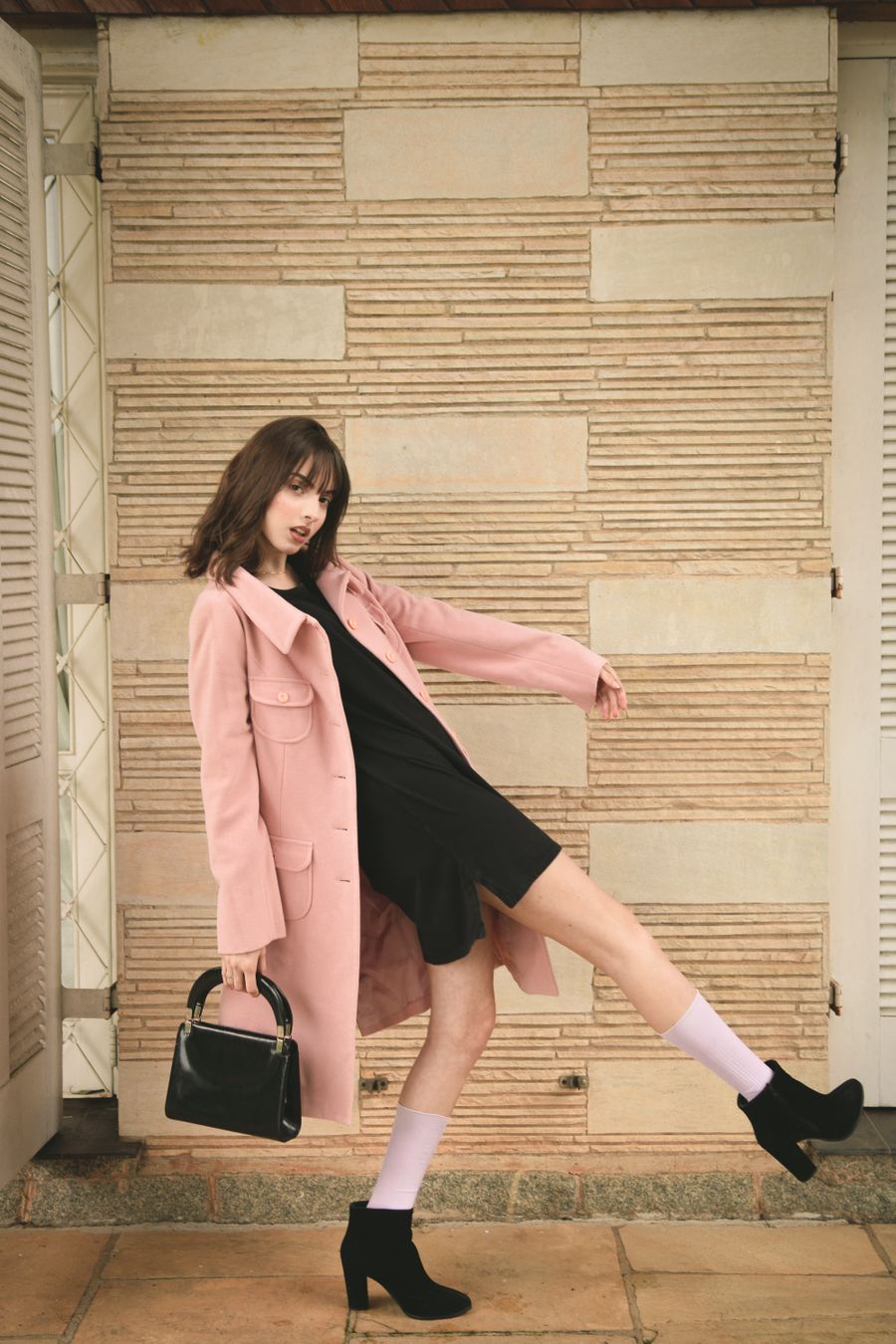 Rose Wool Coat